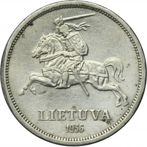 Lithuania, 5 Litai Kaunas 1936
