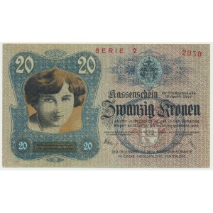 Austria, Weipert, 20 koron 1919