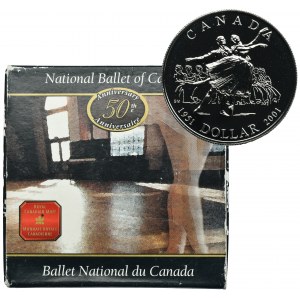 Canada, Elizabeth II, 1 Dollar Ottawa 2001 - Canadian Ballet