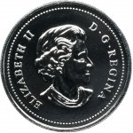 Canada, Elizabeth II, 1 Dollar Ottawa 2004 - First French Settlement in America