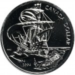 Canada, Elizabeth II, 1 Dollar Ottawa 2004 - First French Settlement in America