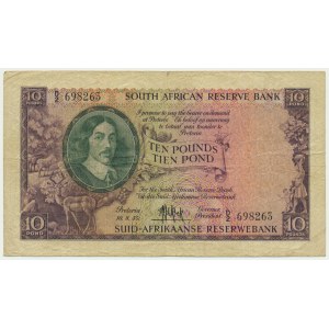 South Africa, 10 Pounds 1955 - English - Afrikaans