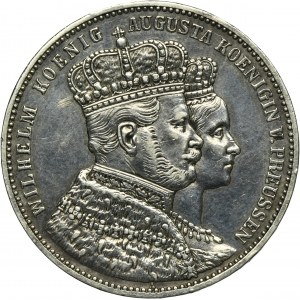 Germany, Kingdom of Prussia, Wilhelm I, Crown Thaler Berlin 1861