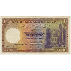 Égypte, £10 1937 - Cook