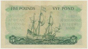 Jižní Afrika, £5 1952 - afrikánsky - anglicky