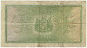South Africa, 5 Pounds 1934 - English - Afrikaans