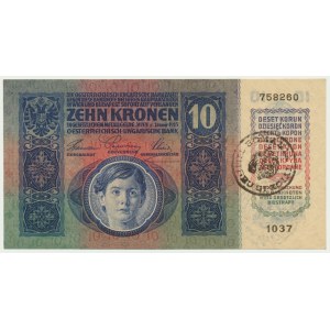 Romania, Bukovina, 10 Kronen 1915 (1919)