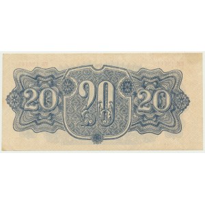 Czechosłowacja, 20 koron 1944