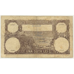 Romania, 100 Lei 1940