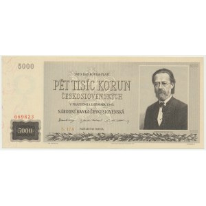 Czechosłowacja, 1.000 koron 1945