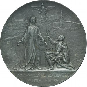 Medal Władysław Leopold Jaworski 1916 - RARE
