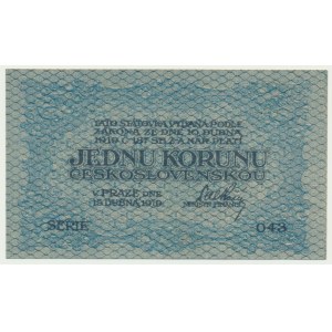 Czechoslovakia, 1 Koruna 1919