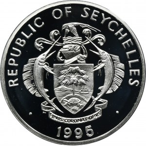 Seychelles, 25 Surrey Rupees 1995 - Kestrel