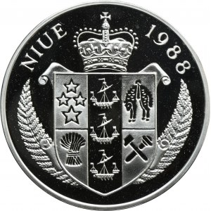 Niue Island, Elizabeth II, 100 Dollars Surrey 1988 - John F. Kennedy