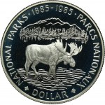Canada, Elizabeth II, 1 Dollar Ottawa 1985 - National Parks