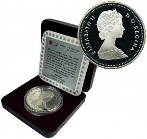 Kanada, Elizabeth II, 1 dolar Ottawa 1986 - Vancouver Centennial