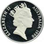 Australia, Elizabeth II, 10 Dollar Canberra 1990 - White Cockatoo