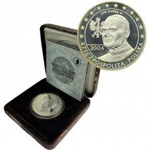 ÉCHANTILLON, Pologne, Prototype 5 Euro 2004 Jean-Paul II - PIEDFORT