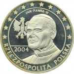 ÉCHANTILLON, Pologne, Prototype 5 Euro 2004 Jean-Paul II - PIEDFORT