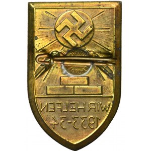Germany, Third Reich, Badge WIR HELFEN 1933-1934