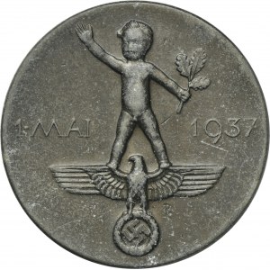 Germany, Third Reich, National Labor Day badge 1937