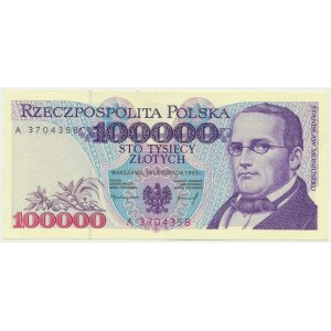100,000 PLN 1993 - A -.