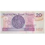 20 złotych 1994 - AA 00009410 - niski numer -