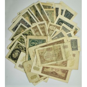 Set, mix of Polish banknotes (approx. 70 pieces).