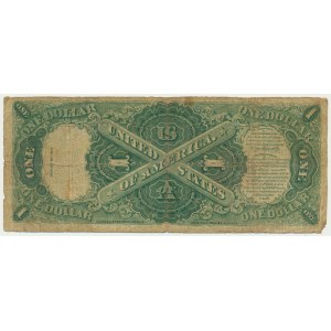 USA, Red Seal, 1 Dollar 1917 - Elliott & Burke -