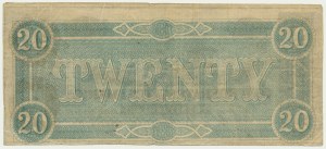 USA, Confederate States America, Richmond, 20 Dollars 1864
