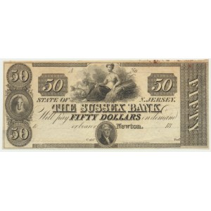 USA, New Jersey, 50 dolarów 18.. (1830-1840)