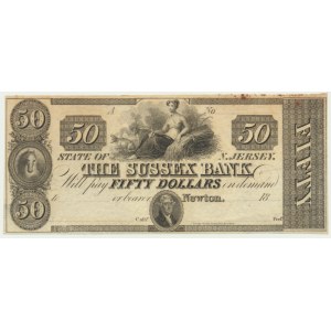 USA, New Jersey, 50 Dollars 18.. (1830-1840)