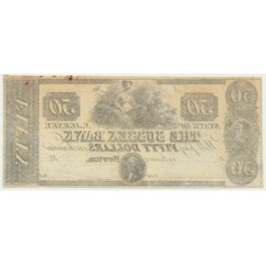 USA, New Jersey, 50 Dollars 18.. (1830-1840)