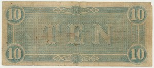 USA, Confederate States America, Richmond, 10 Dollars 1864