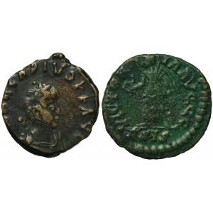 Set, Römisches Reich, Bronzen (2 Stück).