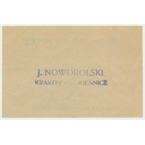 Kraków, Cukiernia Jana Noworolskiego, 50 halerzy 1919 - obiegowy