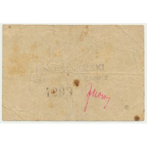 Krakow, Jan Noworolski's Confectionery, 1 crown 1919 - stamp numerator