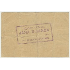 Krakow, Jan Bisanz, Summer Café and Dairy, 1 crown 1919 - circulated