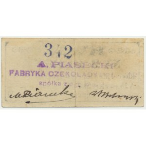 Cracow, Chocolate Factory A. Piasecki, 2 crowns 1919 - circulation