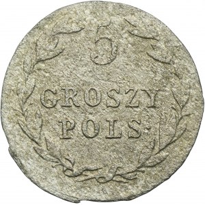 Królestwo Polskie, 5 groszy polskich 1818 IB