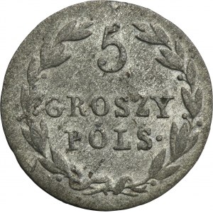 Królestwo Polskie, 5 groszy polskich 1819 IB