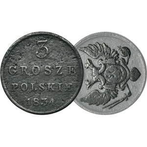 Kingdom of Poland, 3 groszy 1834 IP