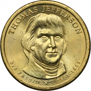 USA, 1 Dolar Denver 2007 D - Thomas Jefferson