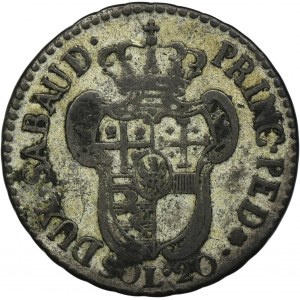 Włochy, Księstwo Sabaudii-Piemontu, Wiktor Amadeusz III, 20 Sol Turyn 1795
