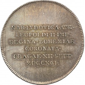 Austria, Leopold II, Coronation token of Maria Louisa 1791
