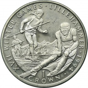 Gibraltár, Alžbeta II., 1 Surrey Crown 1993 - 17. zimné olympijské hry v Lillehammeri