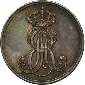 Germany, Kingdom of Hannover, Ernst August, 1 Pfennig Hannover 1846 B