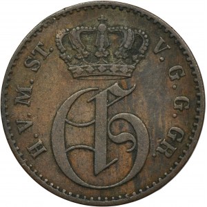 Germany, Grand Duchy of Mecklenburg-Strelitz, Georg, 3 Pfennig Berlin 1859 A