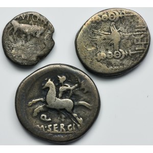 Set, Roman Republic, Denarii and quinarius (3 pcs.)