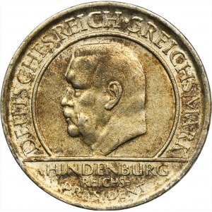 Niemcy, Republika Weimarska, 3 Marki Monachium 1929 D - Przysięga